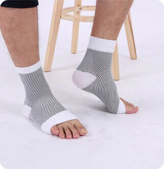 Compress Socks - Meias Ortopédicas para Alívio de Inchaço e Dores nos Pés (1 Par)