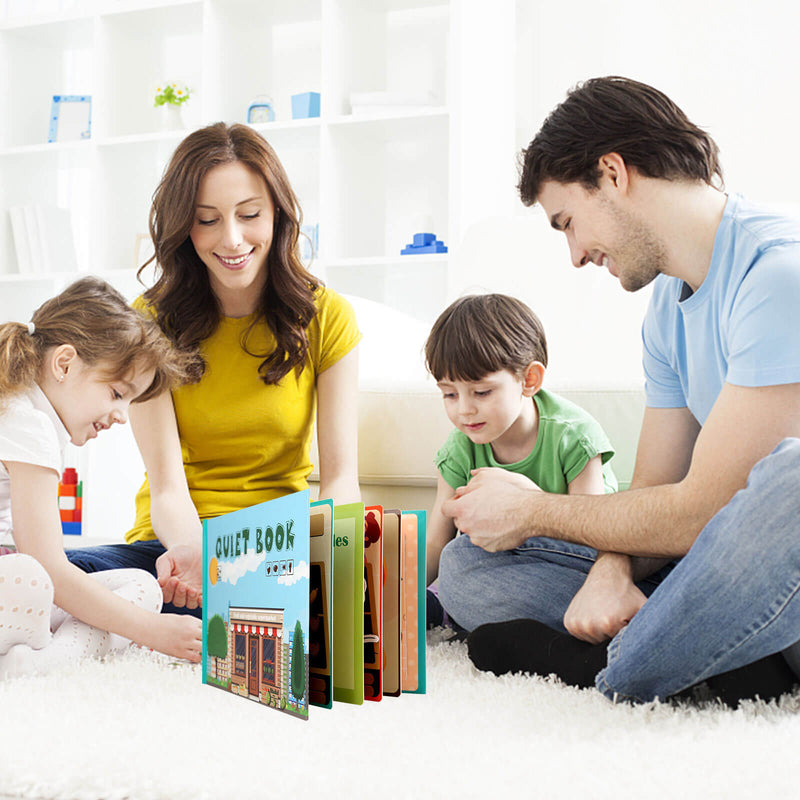 Genial Book - Livro Montessori Interativo de Atividades e Desenvolvimento Cognitivo