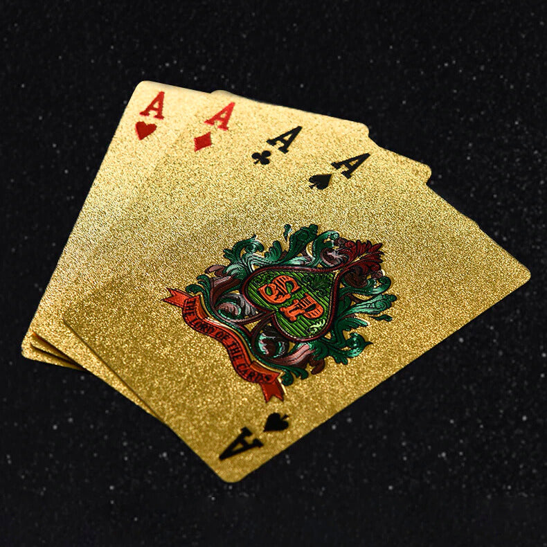 Golden Deck - Baralho de Cartas Douradas