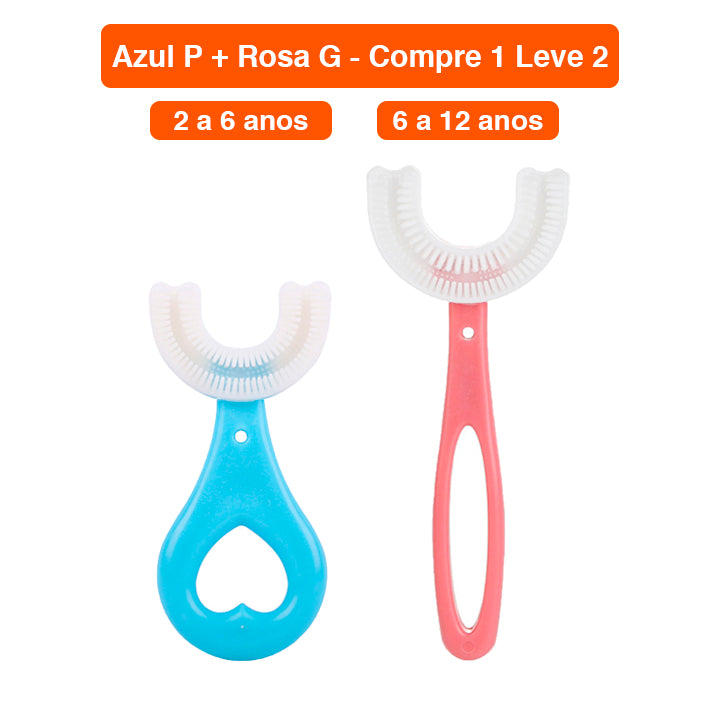 Sorriso Saudável 360™ - Escova de dentes 360º para bebês e crianças