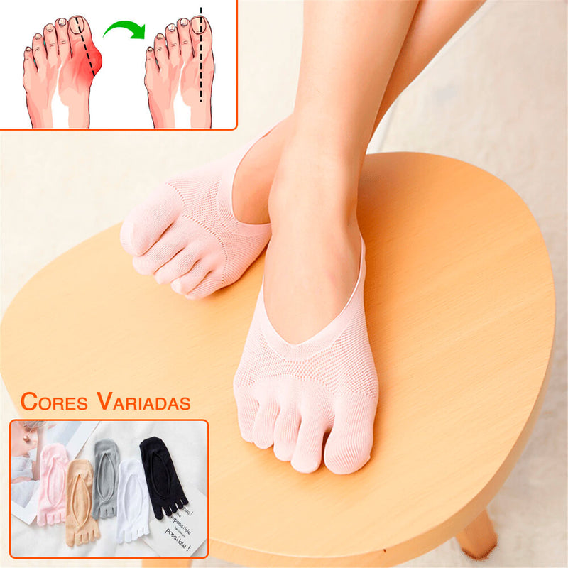 Comfort Socks - Meias Ortopédicas para Alívio de Dores nos Pés - Tamanho Único (34 a 39) - COMPRE 3 LEVE 6